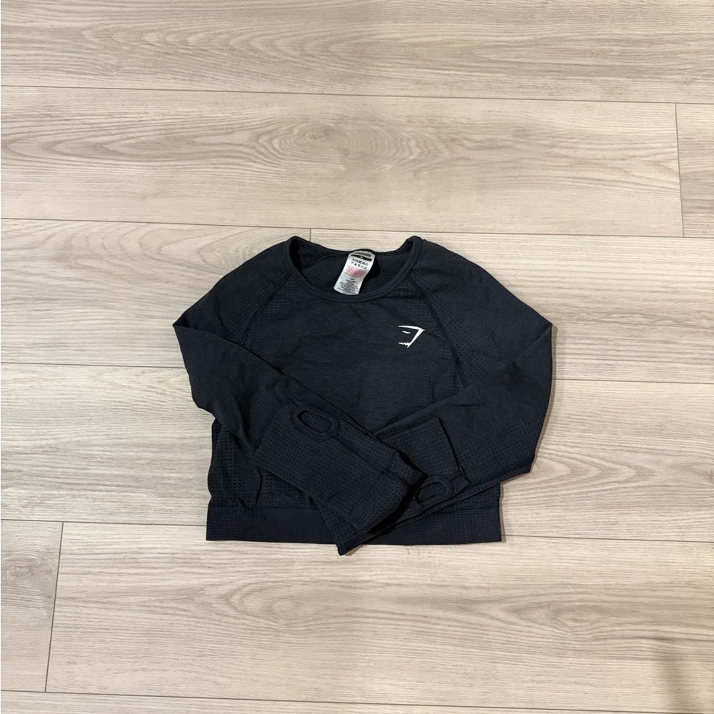 Gymshark Charcoal Long Sleeve Top